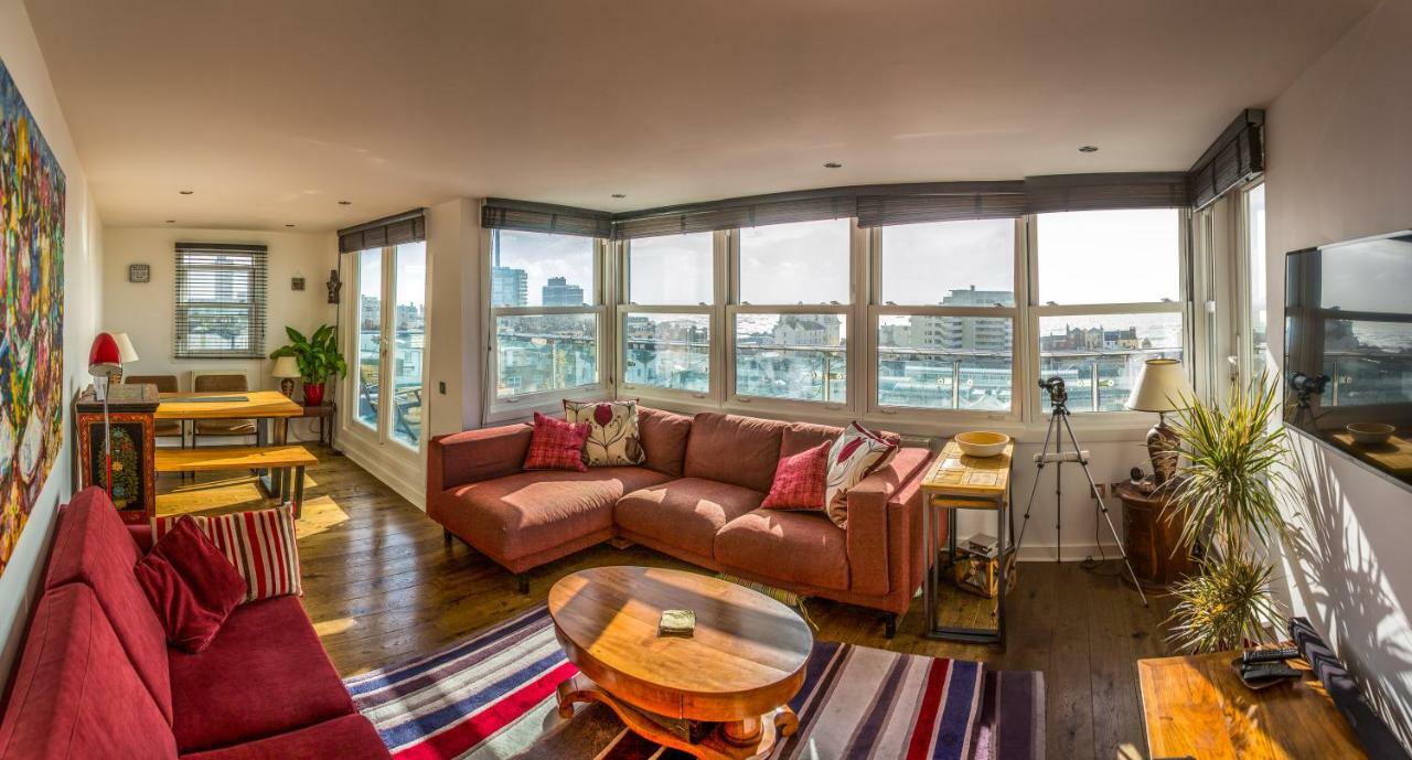 شقة Seabrighton Penthouse With Private Sea View Roof Terraces المظهر الخارجي الصورة